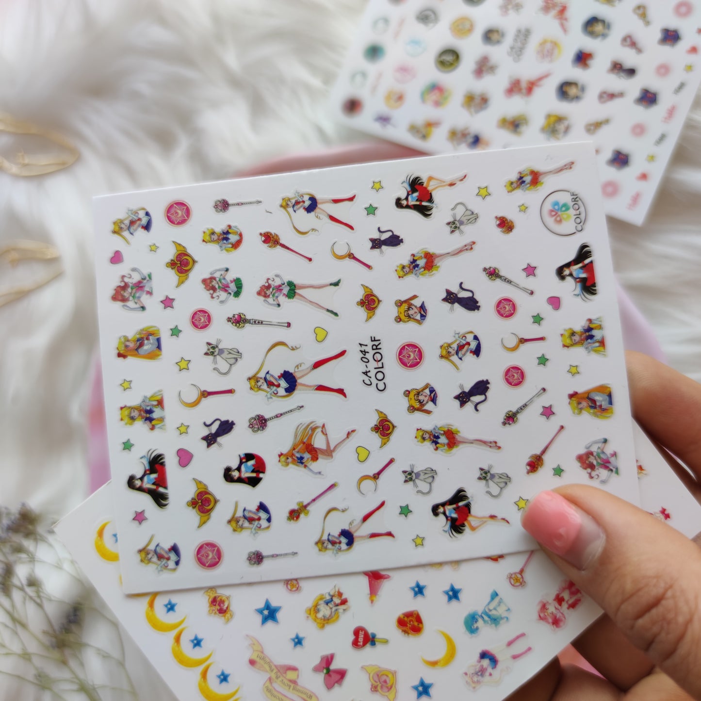 Stickers Uñas Sailor Moon