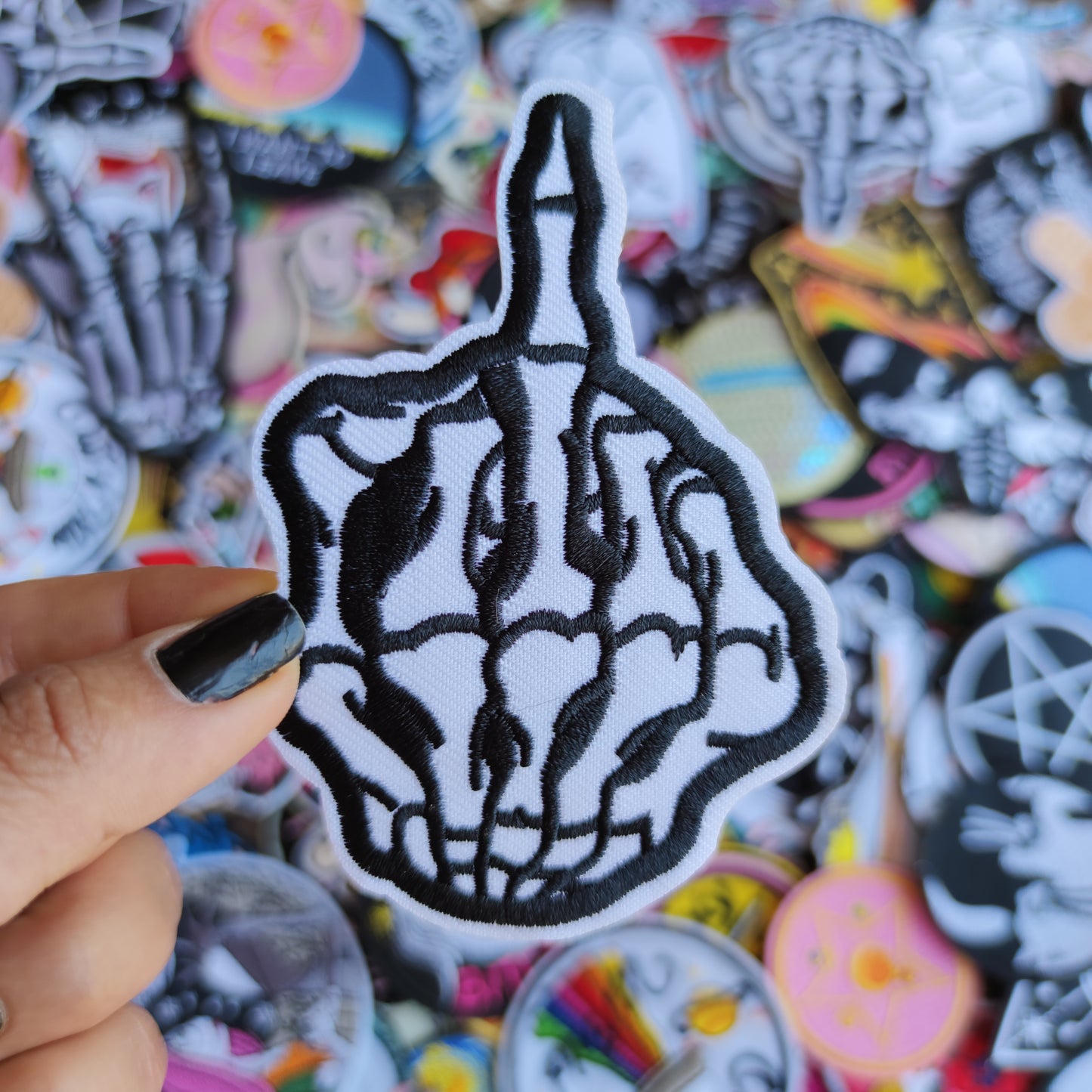 Parche Skull Hand