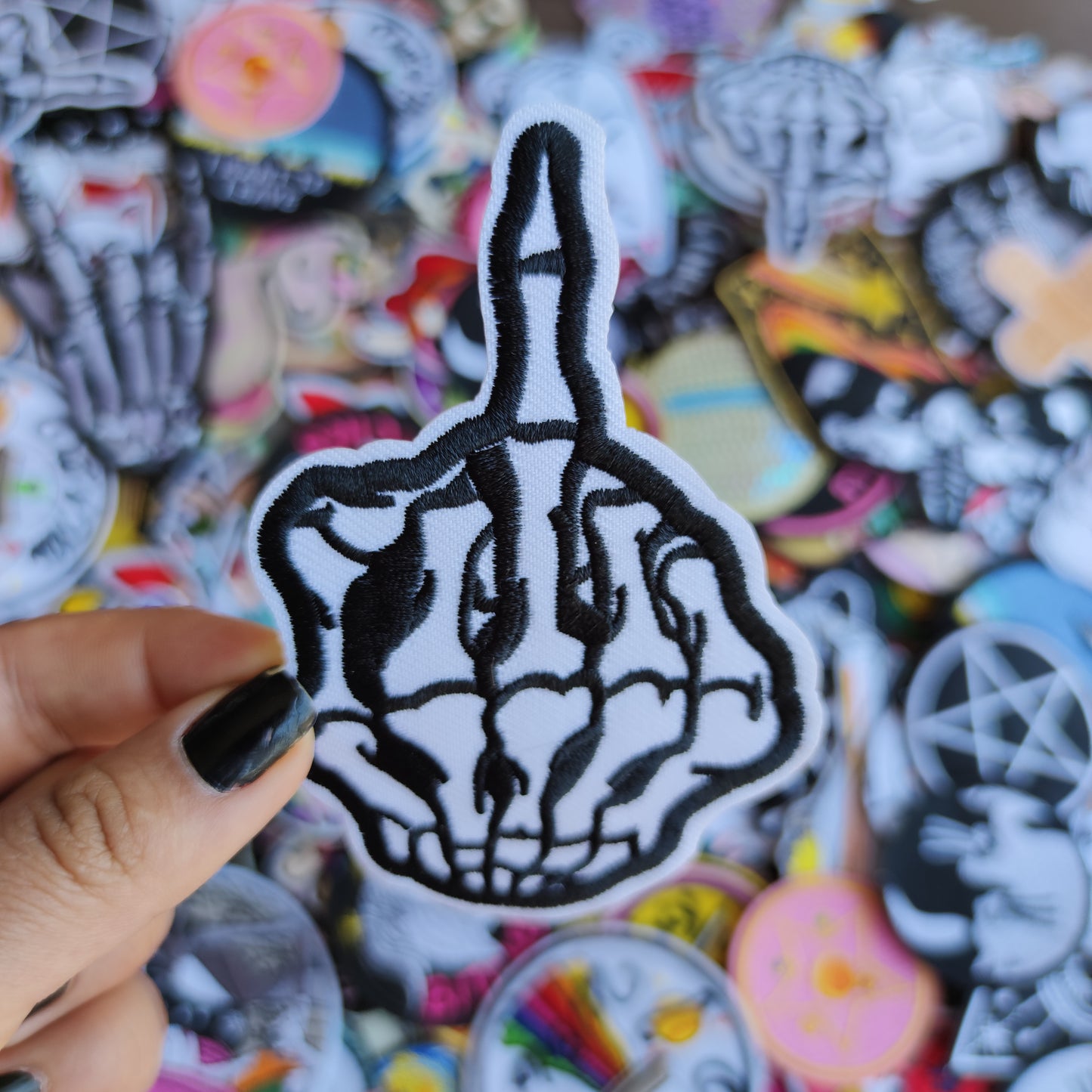 Parche Skull Hand