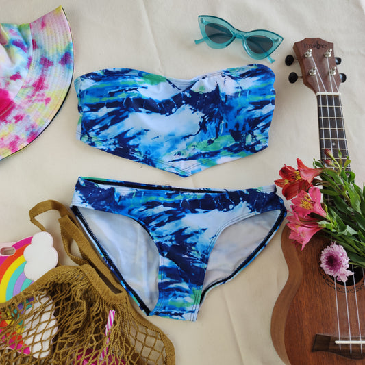 Bikini Azul Tie Dye