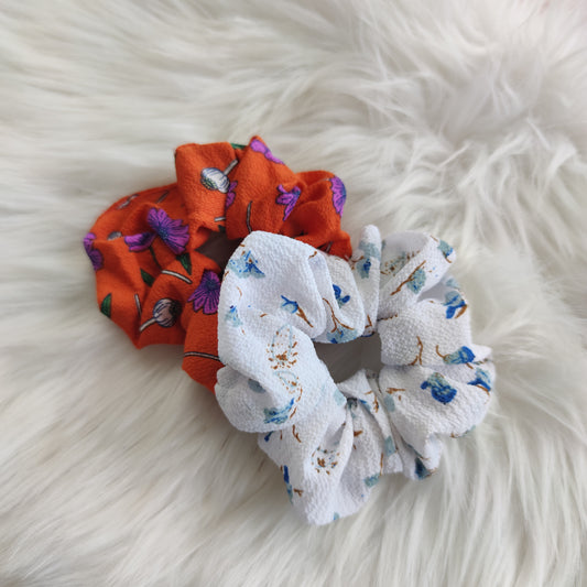Set de Scrunchies Flores