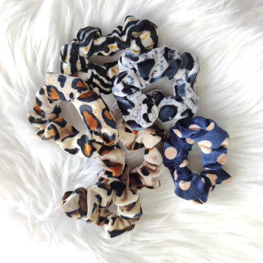 Set de Scrunchies Animal Print