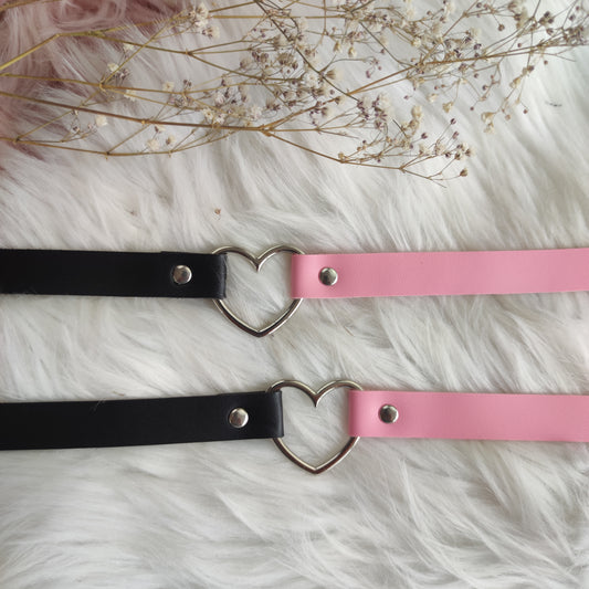 Chocker Heart Bicolor