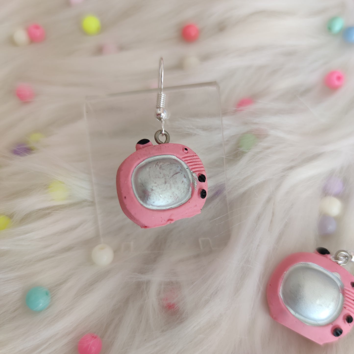 Aretes TV Rosa