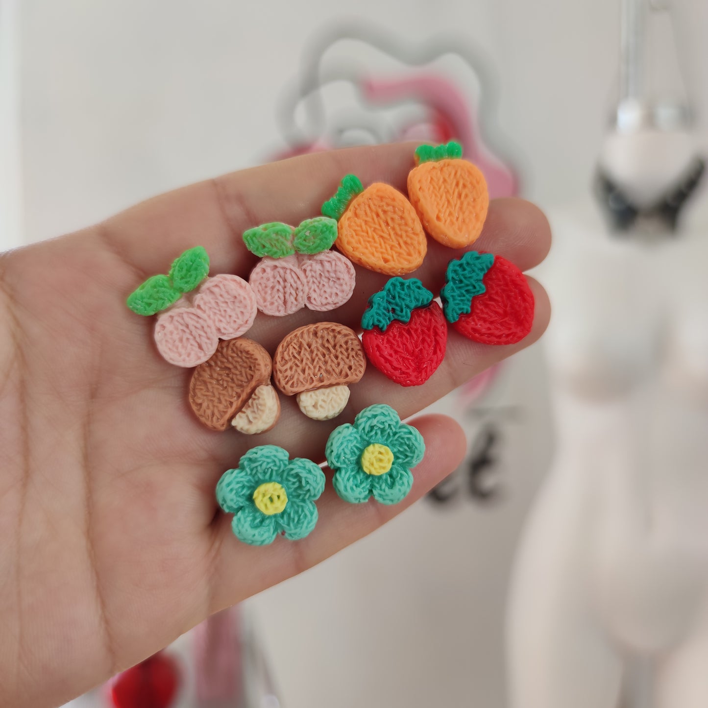 Aretes Tejidos