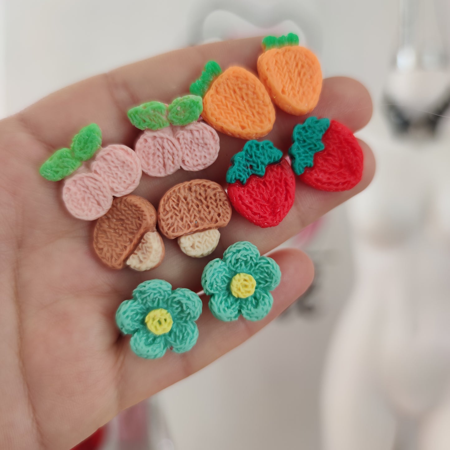 Aretes Tejidos