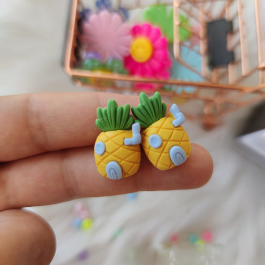 Aretes Piña Bob Esponja