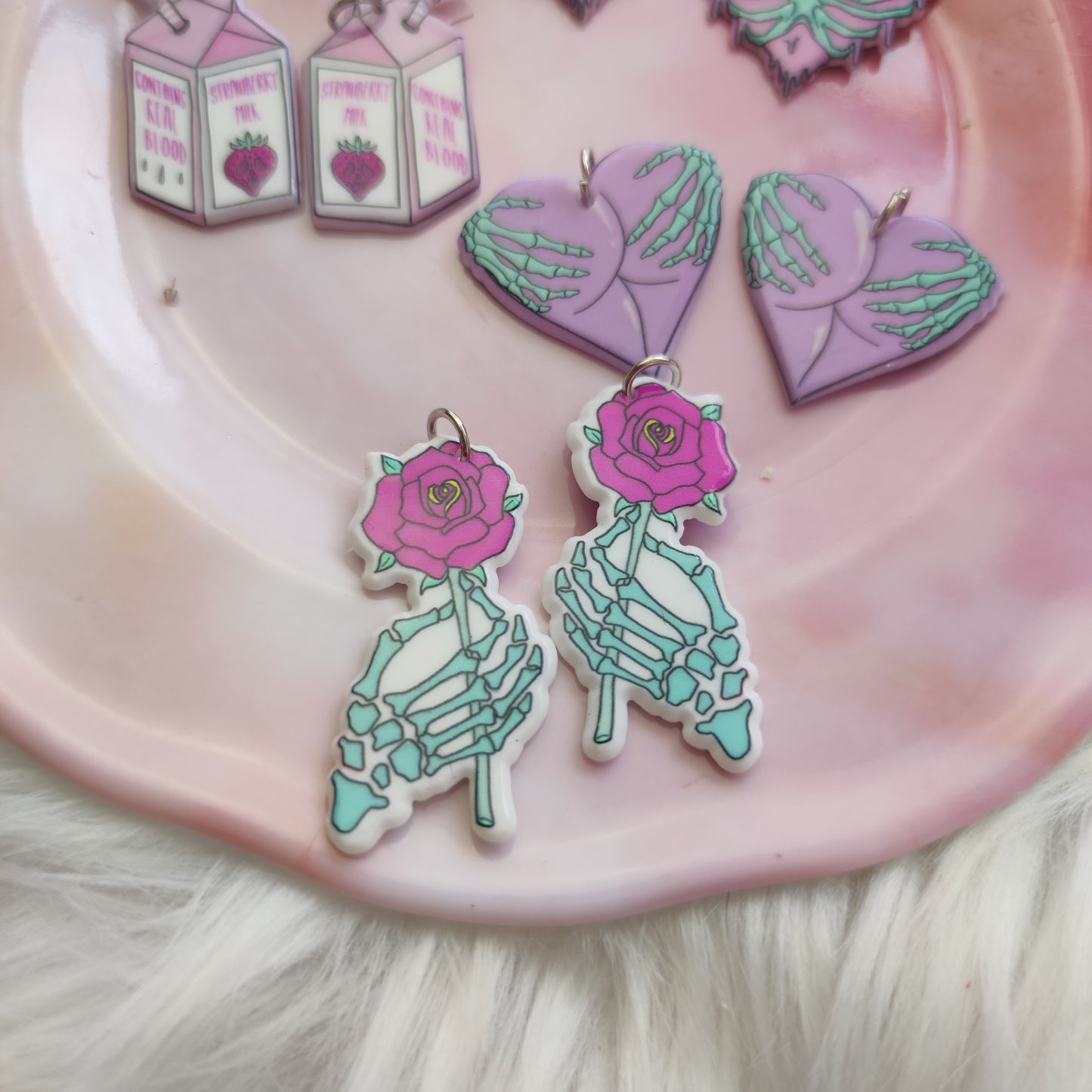Aretes Calaveras