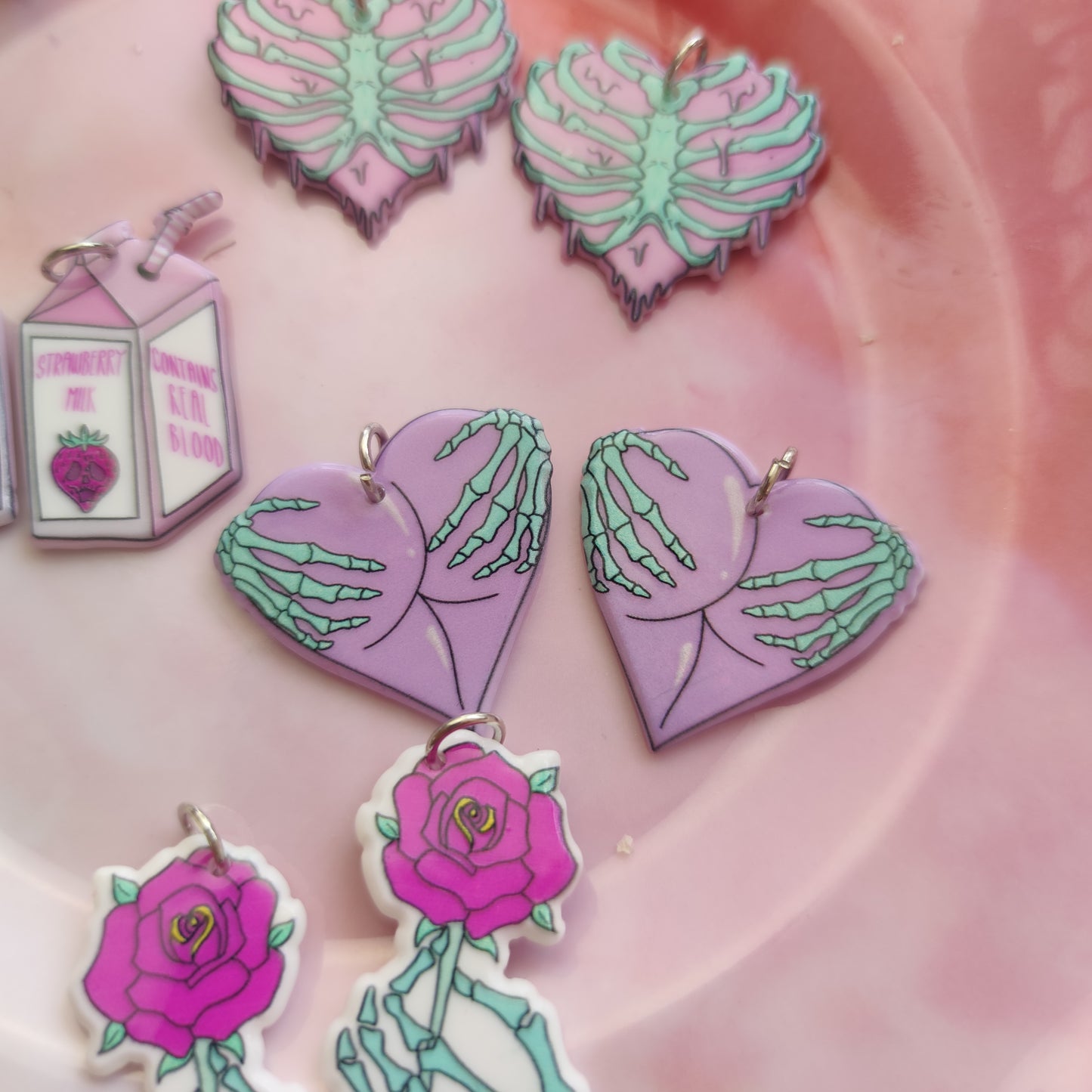 Aretes Calaveras