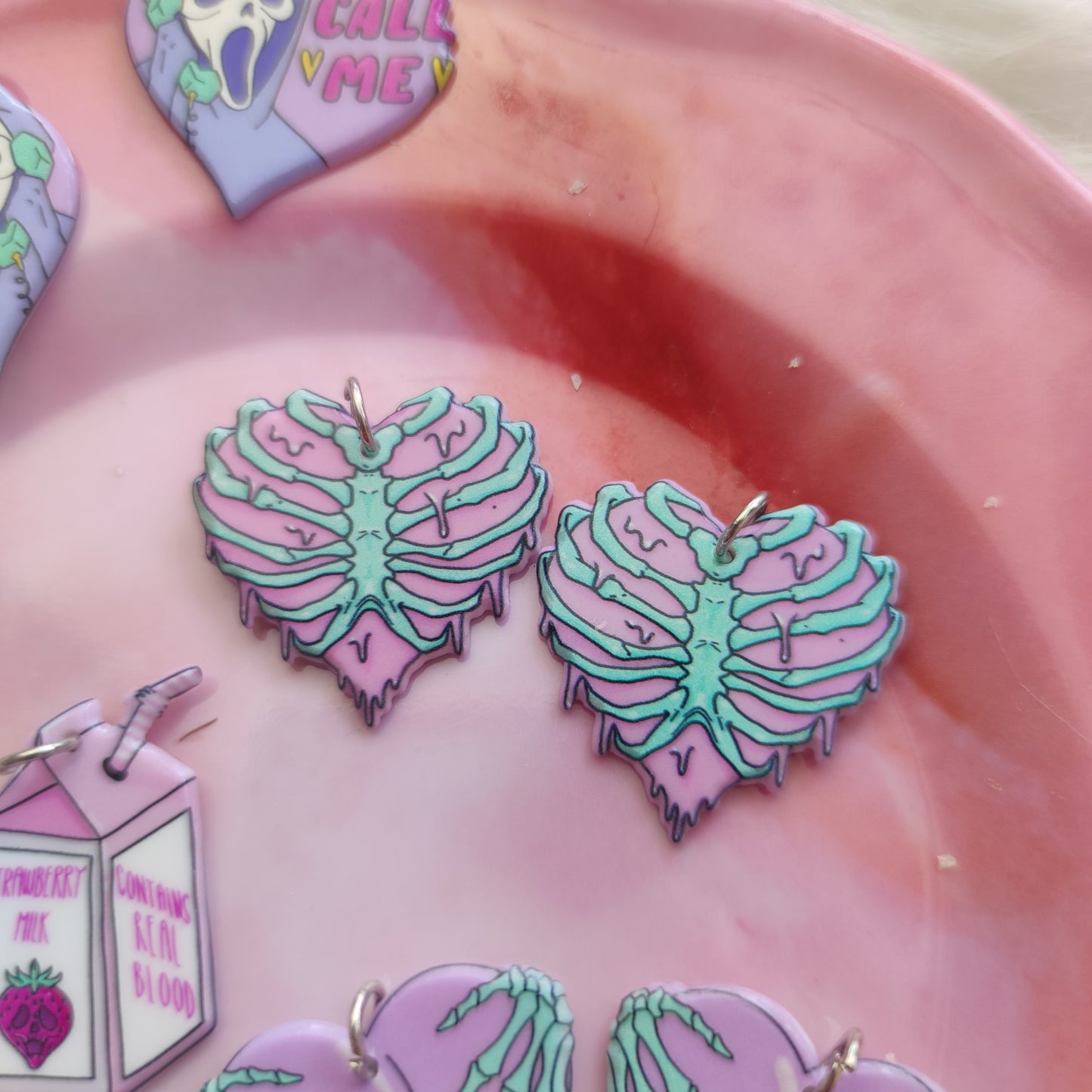 Aretes Calaveras