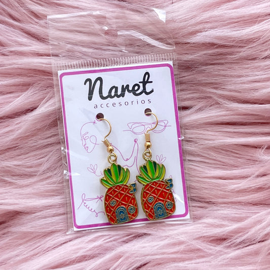 Aretes HK Piña Bob Esponja