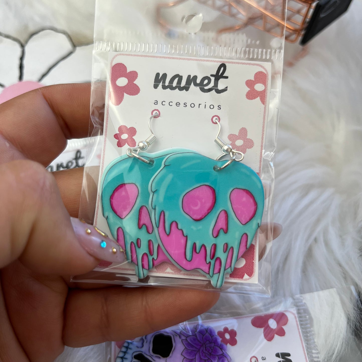 Aretes Purple Halloween