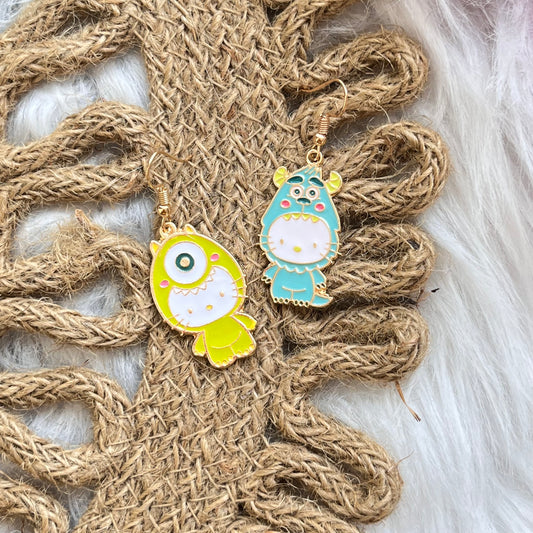 Aretes Hello Kitty Monster Inc