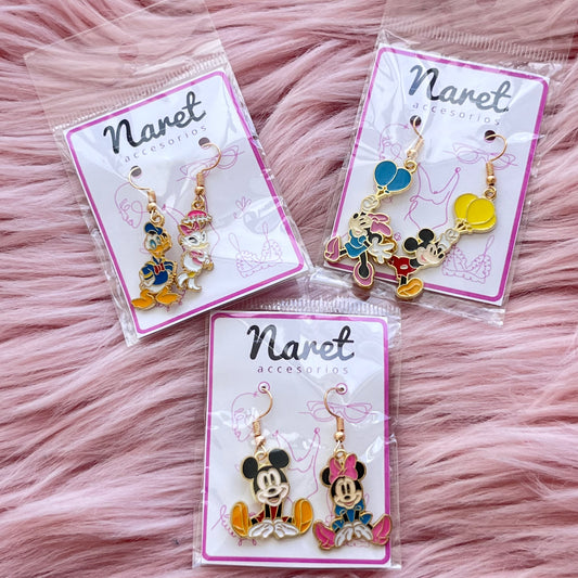 Aretes Mickey