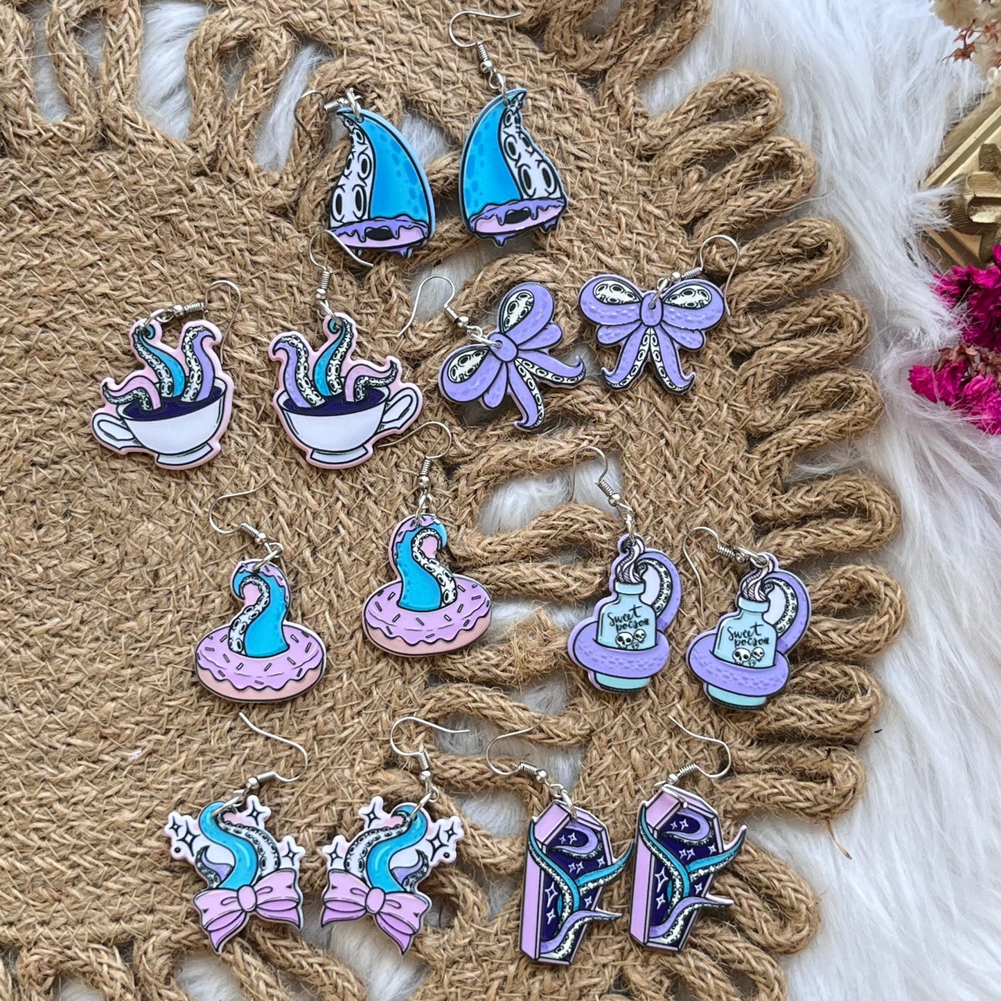 Aretes Pulpos