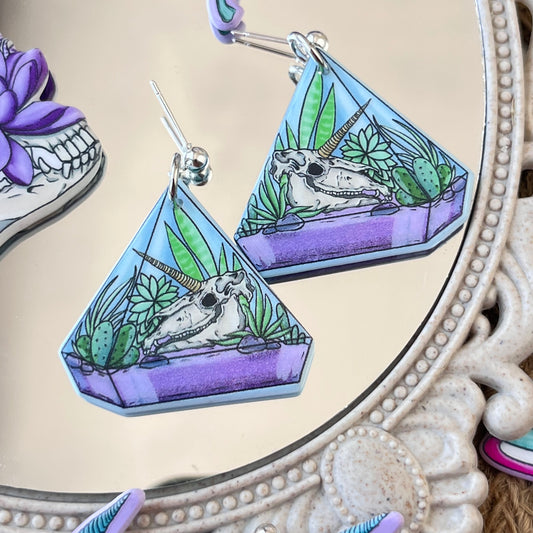 Aretes Unicorn