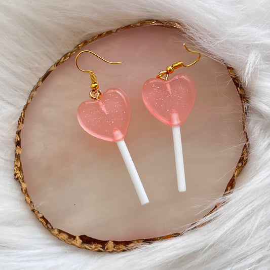 Aretes Paletitas Corazón