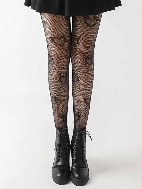 Pantimedias Red Corazones con Puntos